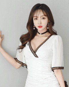 디볼 날개배색 원피스