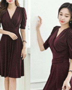 투미 랩플레어 원피스