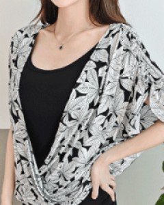 잎사귀 가오리 원피스