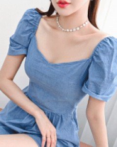 벨 퍼프 점프슈트