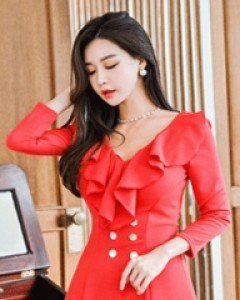 포잇 프릴훌 원피스