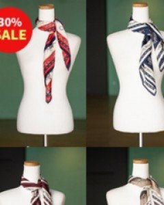 실크 쁘띠머플러