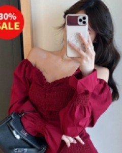 스모크 쭈리 원피스