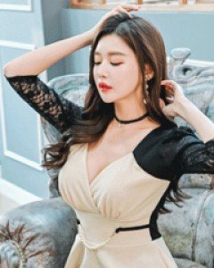 머큐 펄페플럼 원피스