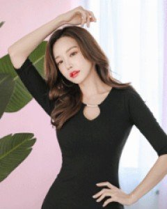 클리앙 넥장식 원피스