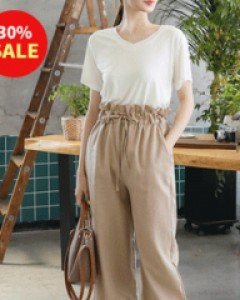 와이드 하이팬츠