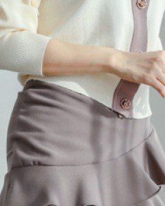 카링 프릴미니 스커트