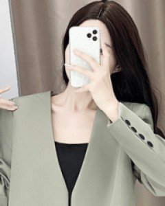 숄더패드 크롭자켓