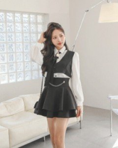 캉캉 플레어체인스커트