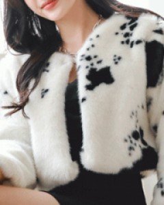 바둑이 밍크숏 자켓