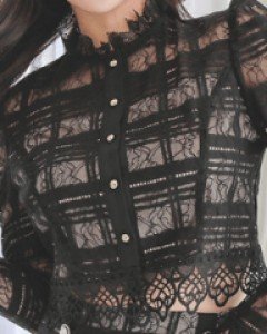 베르 레이스 블라우스