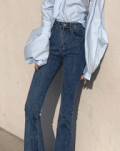 텐션 부츠컷데님 팬츠