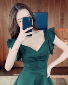 날개홀릭 플레어 원피스