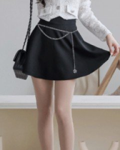 갈란 체인속바지 스커트