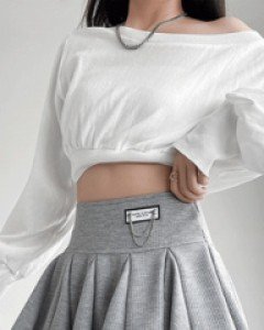 사이드체인 버블 스커트