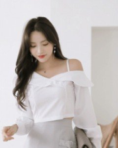 마지 어깨언발 블라우스