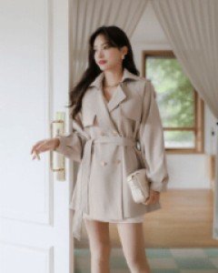 뉴앙 바바리 자켓