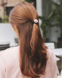 루던 플라워 머리끈