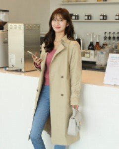 뎀트 플리츠트렌치코트+벨트SET