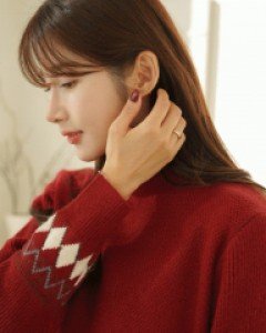 아가일소매 반폴라니트