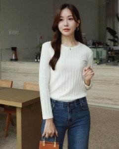 [4천장돌파]웜디르 골지티셔츠