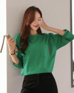 로벵슬릿 포켓티셔츠