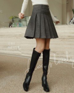 포니팅 플리츠치마바지[S,M,L사이즈]