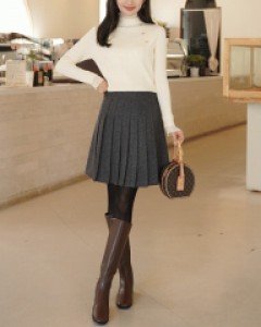 델비기모 플리츠치마바지[S,M,L사이즈]