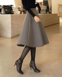 2가지기장 기모플레어스커트[S,M,L사이즈]