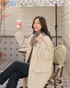 루루드 배색머플러