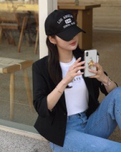 로엔스 레터링볼캡