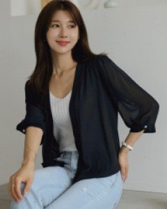 아리스 쉬폰가디건