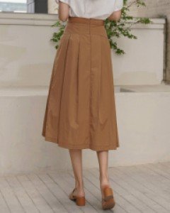 엘즈자수 맞주름스커트[S,M사이즈]
