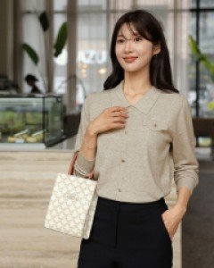 센팃버튼 비스코스카라니트