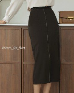 린버스티치 슬릿스커트