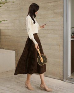 르엔딘 플리츠스커트