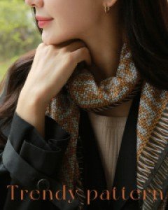 로멜덧 패턴스카프