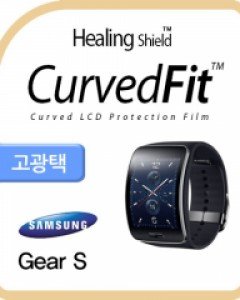 [웨어러블] 기어 S 고광택(투명) 액정보호필름 3매+외부 3매