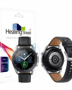 갤럭시워치3 45mm 블루라이트차단 액정보호필름 2매 심박센서필름 2매