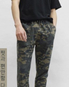 나나진이 제안하는 솔루션 NA1308(28~36)밀리터리 밴딩 배기팬츠