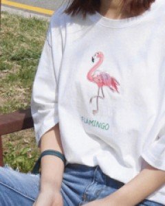 플라밍고 반팔티(7차리오더입고)
