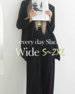 NA6013(S~2XL)주름걱정뚝 찰랑와이드슬랙스