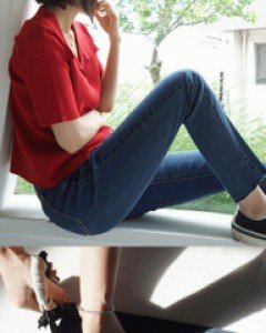 NA7006(S~XL) 내맘컷 원하는 길이로 스판 일자진