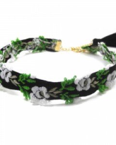 [특가세일] Floral Vintage_Black Choker