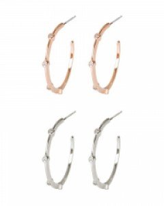 Halo Hoop Earrings