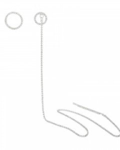 Unbalanced Circle Earrings With Hairpin [트와이스다현/달수빈 착용]