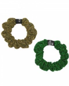 Glam Pearl Scrunchie Duo_Pine [Celeb's Pick!]