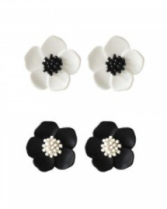 Mono Flower Earrings [트와이스 사나/천이슬 착용]