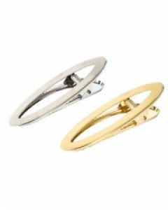 Oval Metal Hair Clip