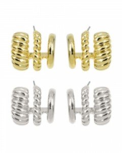 Glen Hoop Earrings [이선빈/한보름 착용]